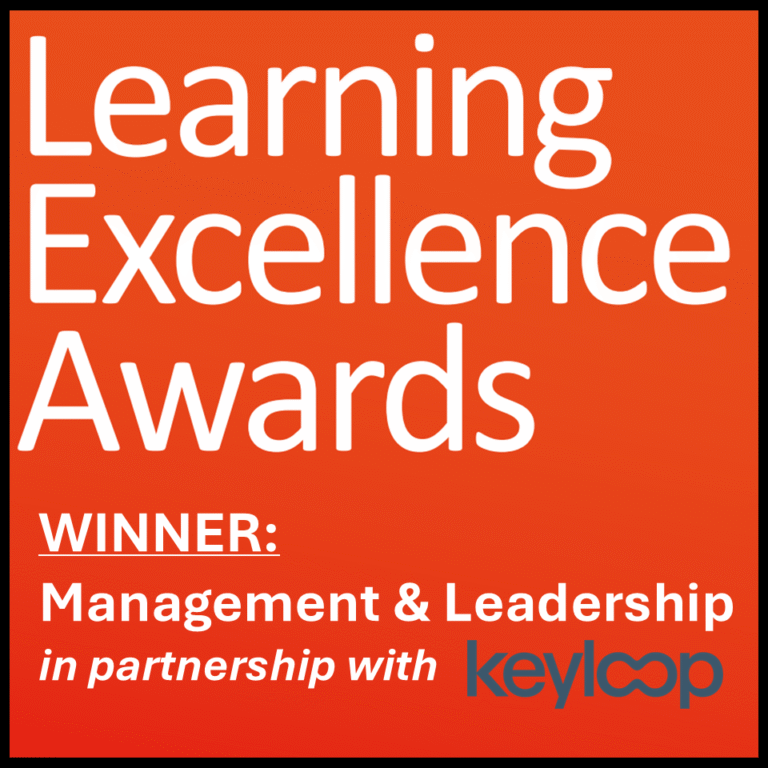 Learning Excellence Awards 2025 - Winner Best Management & Leadership development